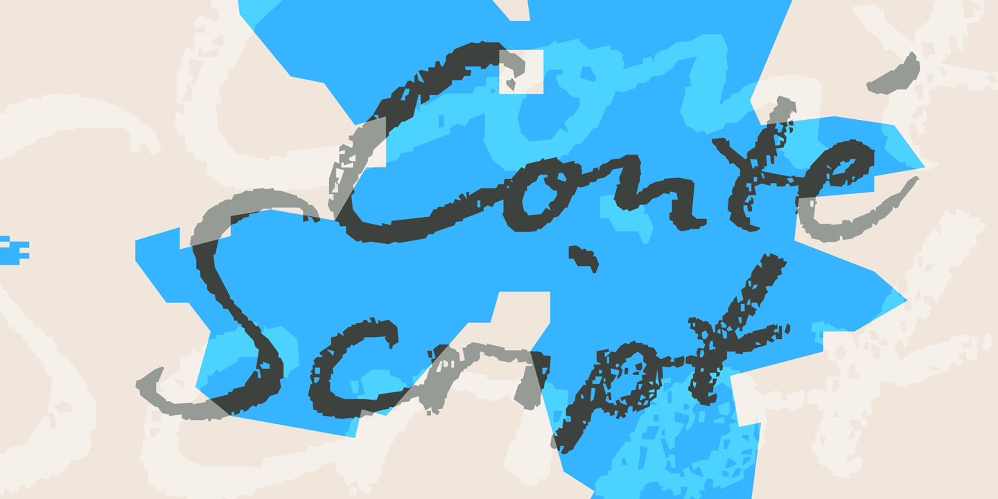 Font Conte Script Plus